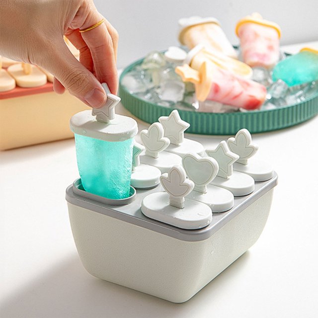 Hbdhejl Ice Children'S Ice Box Home Popsicle Popsicle Homemade Ice Cube Sorbet Ice Tray