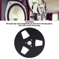 thumbnail image 3 of Empty Tape Reel, 3 Holes 1/4 5 Inch Open Reel Sound Tape Empty Reel, Aluminum Alloy Universal for Reel to Reel for NAGRA and Studer  Reel to Reel Recorder 1/4 Inch Tape, 3 of 7