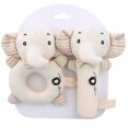 thumbnail image 1 of Bangcool Baby Rattle Toy Animal - 2PCS Stuffed Infant Hand Grip Toy Newborn Hand Rattle, 1 of 10