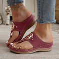 thumbnail image 3 of Womens Flip Flops Orthopedic Sandals Summer Comfortable Walking Thongs Beach Arch Support Slip on Slippers, 3 of 6