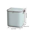 thumbnail image 2 of Foldable Storage Bags Use Clothes Storage Closet Organizers Fully Top Opening Storage Containers With Double Zipper For Clothing Blanket Comforters And Toys, 2 of 3