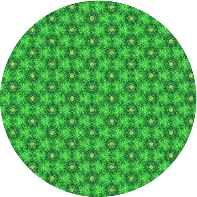 Ahgly Company Tapis Rond Lavable en Machine Intérieur Transitionnel Vert Lime, 6 Pieds Rond