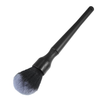 Unique Bargains Ensemble de Brosses de Nettoyage pour Voiture, Poils Synthétiques Ultra Doux, Brosse de Nettoyage pour Roues Moteur Noir 23cm