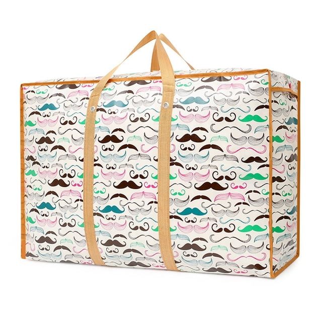 Home Textile Storage Moving Luggage Bag for Non Woven Quilt Storage Thickened Hand Held Packing Tote for Household Organization