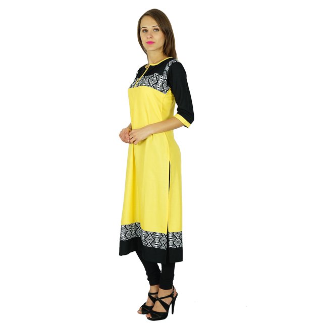 Phagun Kurti Ethnique Indienne en Coton, Kurta Bollywood de Designer, Tunique Robe pour Femme