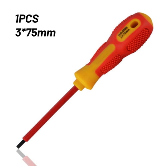 Tournevis Électrique à Main Isolé Tête Plate/croisée Trousse d'Outils d'Électricien 1000V Outils à Main Tournevis Isolé