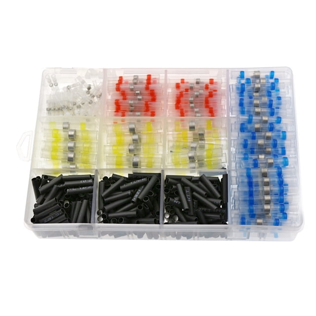 ziyahi 1 Set*Tube Rétractable Multicolore Tailles Assorties Polyoléfine Rétractable Câbles de Gaine Sac en Plastique Ensemble de Fils d'Isolation 400 Pcs