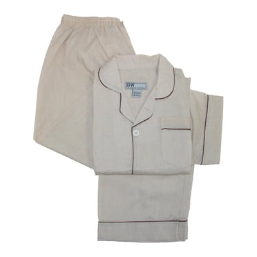 Ten West Apparel Ensemble de Pyjama Uni à Manches Courtes et Jambes Longues (Hommes)