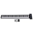 thumbnail image 2 of Roll Up Piano, 88 Keys 14 Demo Songs Rechargeable Electronic Hand Roll Piano  for Daily, 2 of 7