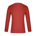 thumbnail image 4 of RXIRUCGD T-shirt Tricoté d'Été Uni à Col Rond à Manches Courtes pour Homme, Orange, Taille : TG, 4 of 5