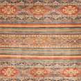thumbnail image 1 of Ahgly Company Tapis d'Intérieur Carrés Abstraits Rouge Châtaigne, Tapis de Zone Abstraits, 4 Pieds Carré, 1 of 6