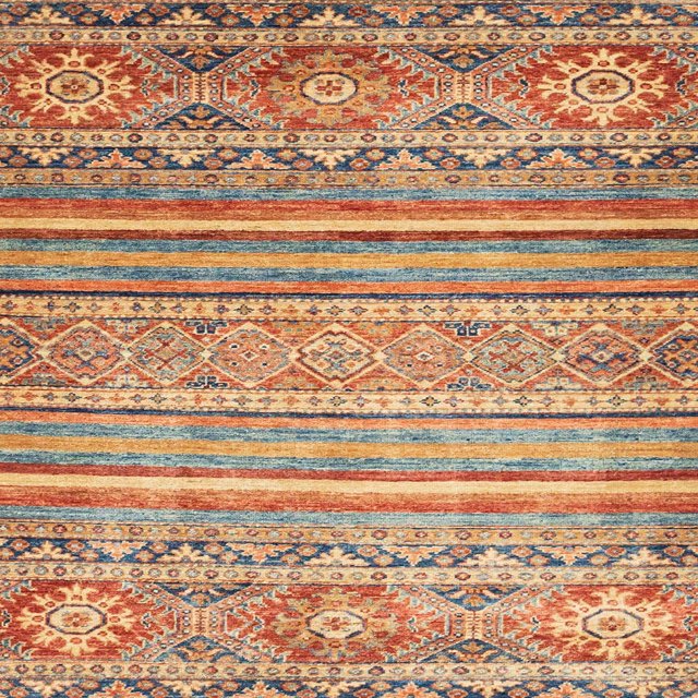 Ahgly Company Tapis d'Intérieur Carrés Abstraits Rouge Châtaigne, Tapis de Zone Abstraits, 4 Pieds Carré