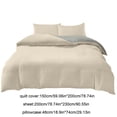 thumbnail image 2 of Bwiyojiz Home & Kitchen Decor Bedding Textiles Count 4pcs Bedspreads, Coverlets Sets Bed Type in Student Dormitories Comfortable and Soft Set Fresh Color Washed, Gifts for Family, Multicolor, 2 of 6