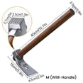 thumbnail image 1 of Small Hoe Ice Adze Adze Planer Adze Tool Digging Pickaxe Fishing Digging Shoots Farming Tools Outdoor Hoe, 1 of 2