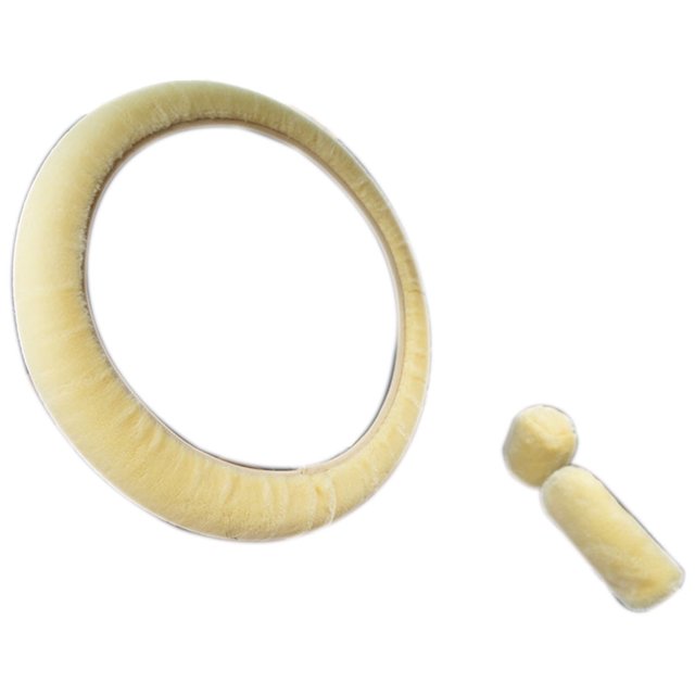 3Pcs/set Car Warm Plush Steering Wheel cover Car gear Cover Gear Shift Handbrake Shell Sleeve Universal Fitting