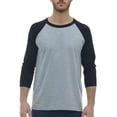 thumbnail image 1 of M&O 5540 Raglan Three-Quarter Sleeve Baseball T-Shirt, 1 of 2