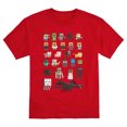 thumbnail image 1 of Minecraft T-shirt à Manches Courtes pour Grands Garçons avec Personnage (TTP, 4/5, Rouge), 1 of 1