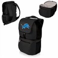 thumbnail image 1 of PICNIC TIME Black Detroit Lions Zuma Cooler Backpack, 1 of 4