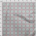 thumbnail image 4 of oneOone Cotton Poplin White Fabric Geometric Fair Isle Pattern Sewing Craft Projects Fabric Prints By Yard 42 Inch Wide, 4 of 4