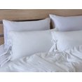 thumbnail image 2 of Housse de Couette Unie Blanche, Ensemble de Housse de Couette, Design à Sangles, Format Simple, 2 of 6