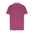thumbnail image 4 of AherBiu Womens Tops Basic Solid Color Casual Crewneck Short Sleeve Loose Fitting Comfy Tops Tees Shirts, 4 of 4
