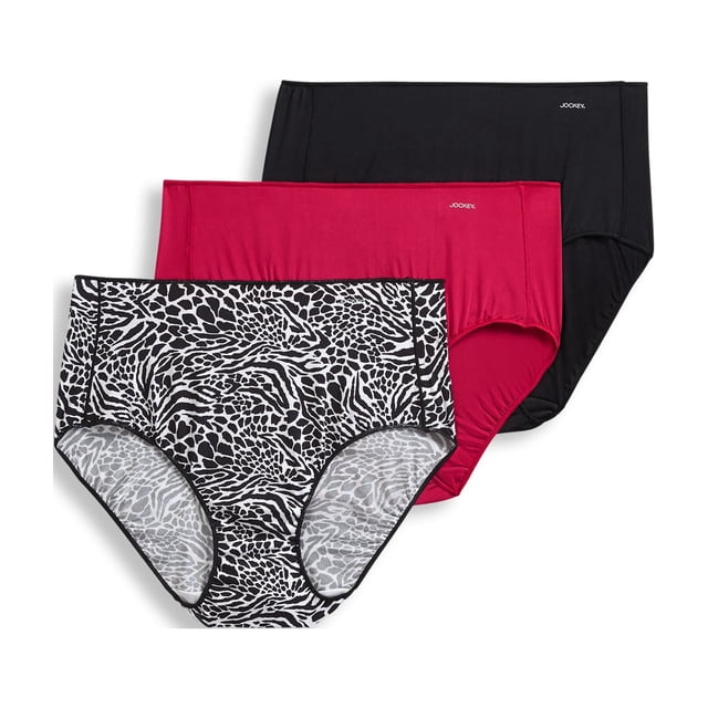 Jockey Women's No Panty Line Promise Hip Brief - 3 Pack