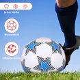 thumbnail image 4 of Becaristey Smooth Handling Size 5 Soccer Ball For Training And Games Teamwork Ball Football white, 4 of 6
