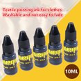 thumbnail image 2 of 2 pcs 10 ml Name Stamp Refill Ink Seal Stamp Oil for Clothing Wash Not Fade Ink 2 pcs, 2 of 6