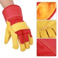 thumbnail image 3 of Windproof Warm Gloves, Thickening Comfortable Ergonomic Design Windproof Low Temperature Resistance Anti  Gloves  For Freezing Room For Cold Storage, 3 of 8