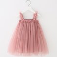 thumbnail image 3 of LEEy-world Robe de Mode pour Filles, Enfant, Sans Manches, Fleurs, Imprimés de Lapin, Boutons, Bretelles, Robe de Princesse, Rose, 3 of 4