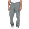 thumbnail image 1 of jsaierl Cargo Pants for Men Casual Outdoor Tactical Pants Drawstring Lightweight Solid Hiking Work Pants with Multi Pockets, 1 of 7