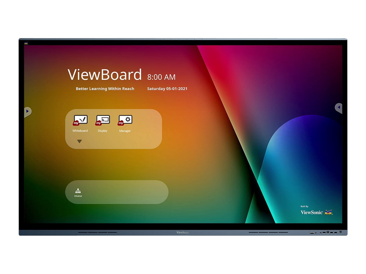 ViewSonic ViewBoard IFP7562 - Classe Diagonale de 75 Pouces (74,5 Pouces Visibles) Écran LCD à Rétroéclairage LED - Interactif - 4K UHD (2160p) 3840 x 2160