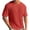 Rouge, variante sur AherBiu T-Shirts pour Hommes Grande Taille Col Rond Manches Courtes T-Shirts Tricotés Doux Hauts d'Été de Plage