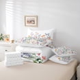 thumbnail image 4 of Erosebridal Spring Floral Bedding King Size, Botanical Leaves Comforter Sets with Sheets, Lodge Cabin Decor, 4 of 5