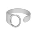 thumbnail image 1 of PVCS Fashion Couple Ring Twenty Six English Letter Open Ring Couple Jewelry, 1 of 1