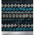 thumbnail image 1 of Soimoi Cotton Duck Fabric Aztec Geometric Print Fabric by Yard 42 Inch Wide, 1 of 3