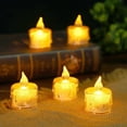 thumbnail image 2 of 12pcs Flameless LED Tealights Battery Tea Lights Bulk Electric Tea Candles for Party, 2 of 4