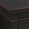 thumbnail image 4 of Picket House Furnishings Brooks Table de Nuit à 3 Tiroirs avec Ports USB, Noir, 4 of 11
