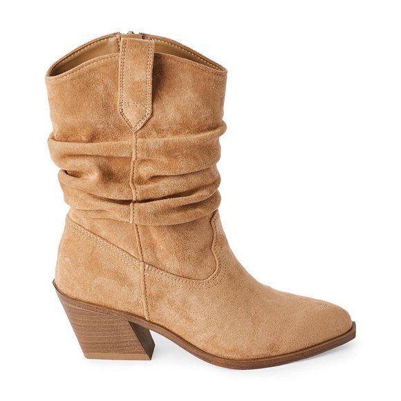 Bottes à motif ruché Time and Tru pour femmes