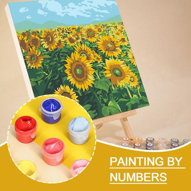 DIY Digital Oil Paint Canvas Painting By Number With Children's