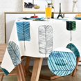 thumbnail image 1 of Fall Sunflower Vinyl Tablecloth Rectangle Plastic PVC Oilcloth Tablecloths Wipeable Table Cloth Cover for Foot Folding Tables Kitchen Dining Room Table Crafting x, 1 of 7