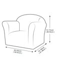 thumbnail image 2 of Ruiboury Stretch Chair Slipcovers Made With Polyester Full Protection Soft And Breathable Kids Sofa Cover khaki, 2 of 6