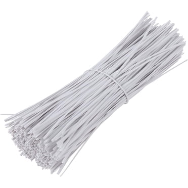 Home And Office Helpers, Eco-Friendly Plastic Twist Ties For Gardening Tools And Cables, Flexible And Reusable With Strong Wire Inside, Safe For Foods And Organize Cords (1000Pcs)