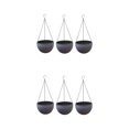 thumbnail image 4 of Wweixi 3pieces Stylish Planters For Hanging Pot Flower Plant Hanging Garden grey S 2Set, 4 of 6