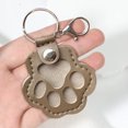 thumbnail image 4 of Dog Storage Keychain Cute Leather Paw Keychain Pet Hair Keepsake Keyring Unique Memorial Collection Keychain Pet Memorial Gifts For Bag Purse Paw Key, 4 of 5