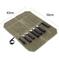 thumbnail image 3 of Wet Wax Canvas Knife Storage Bag Chef Picnic Camping Barbecue Kitchen Portable Storage Bag Chef Bag File Roll Storage Wangyu, 3 of 6