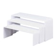 thumbnail image 4 of DOLITY 3 Pcs Présentoir en Acrylique Présentoir Rack Support Étagère Multi-Niveaux Multifonctionnel Blanc, 4 of 9