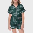 thumbnail image 1 of WEAIXIMIUNG Kid DIY Hand Painted Homewear Set Colouring Pajama Sets For And Girl Can Play With And Wea 130, 1 of 5