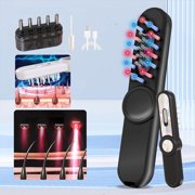 Suncoda Electric Massager, 2 in 1 Hair Oil Applicator Scalp Comb USB Charge Scalp Applicator Head for Fluid Oil Serum