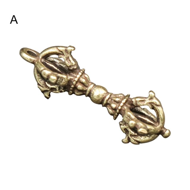 Handcraft Pendant Vintage Rust Resistant Brass Solid Religious Pestle Prayer Pendants for Home